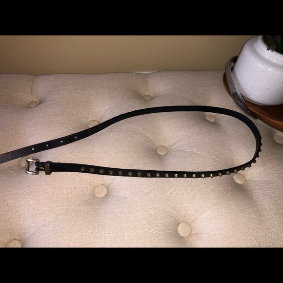 Leather Studded Gap Belt Women Medium - Picture 4 of 7